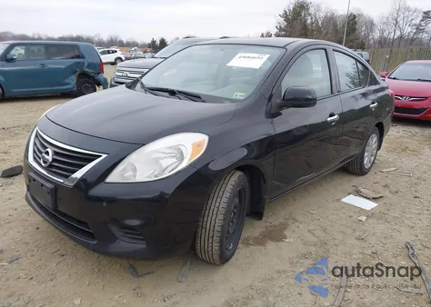 2014 Nissan Versa 1.6 Sv z USA, uszkodzony, nr VIN 3N1CN7AP5EL838086